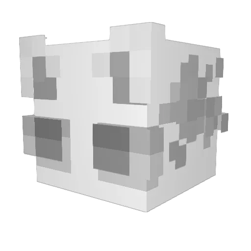 Boogie_Back Minecraft avatar head, 3D render