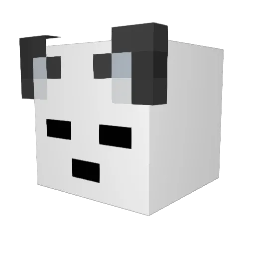 Boogiecpjr Minecraft avatar head, 3D render