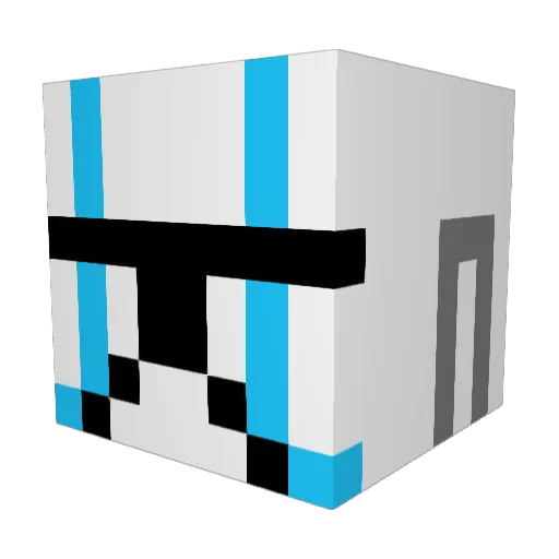 BooitsDaly Minecraft avatar head, 3D render