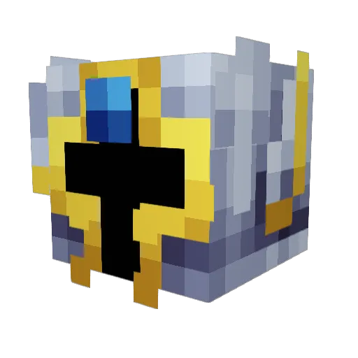 Book04 Minecraft avatar head, 3D render