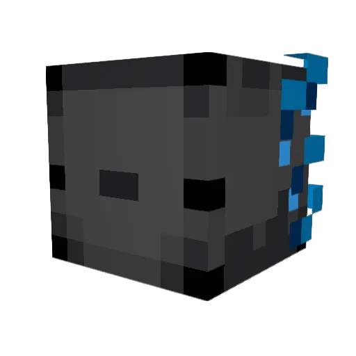 BookReference Minecraft avatar head, 3D render