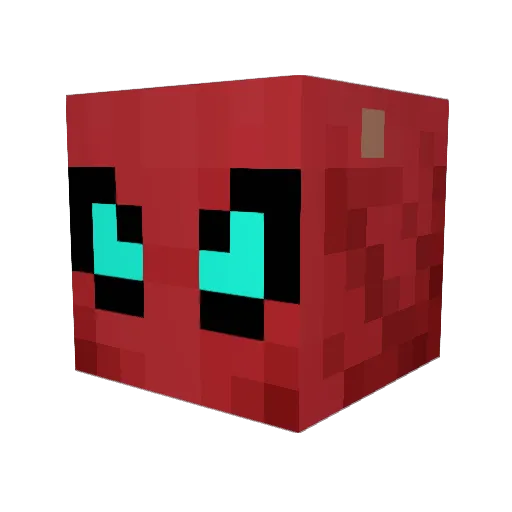 Bookmaster31 Minecraft avatar head, 3D render