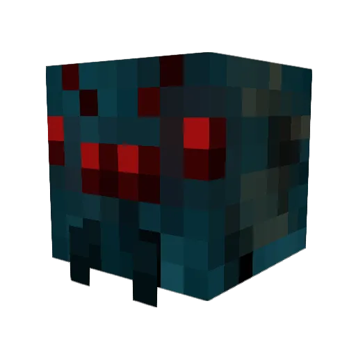 Boom7698 Minecraft avatar head, 3D render