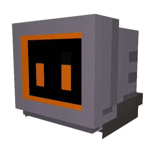 BoomBist Minecraft avatar head, 3D render