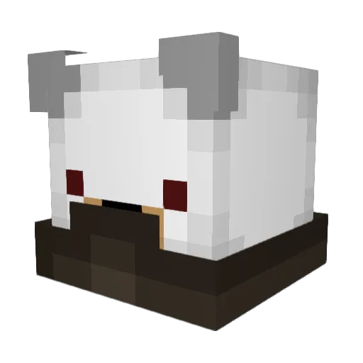 BoomBodie54321 Minecraft avatar head, 3D render