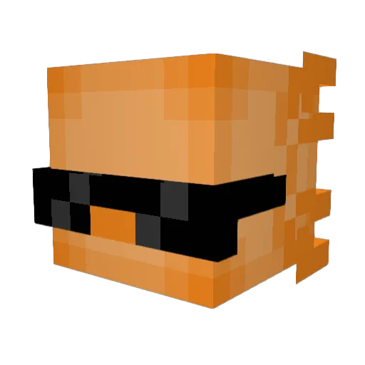 BoomBoom8742 Minecraft avatar head, 3D render