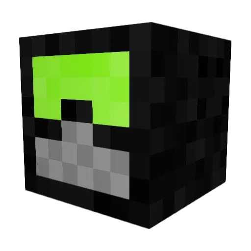 BoomBoomTom Minecraft avatar head, 3D render