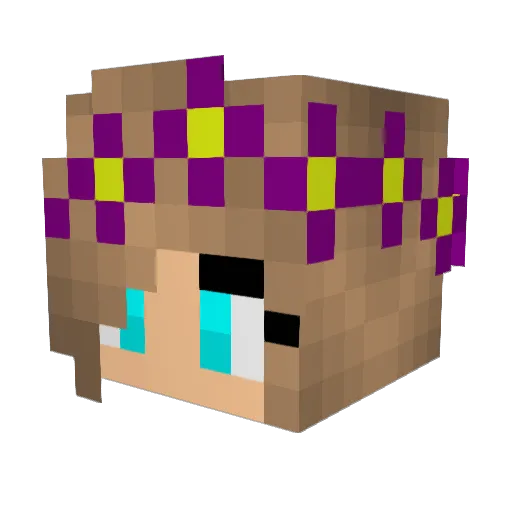 BoomEmmi Minecraft avatar head, 3D render