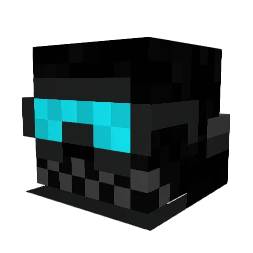 BoomMaks Minecraft avatar head, 3D render