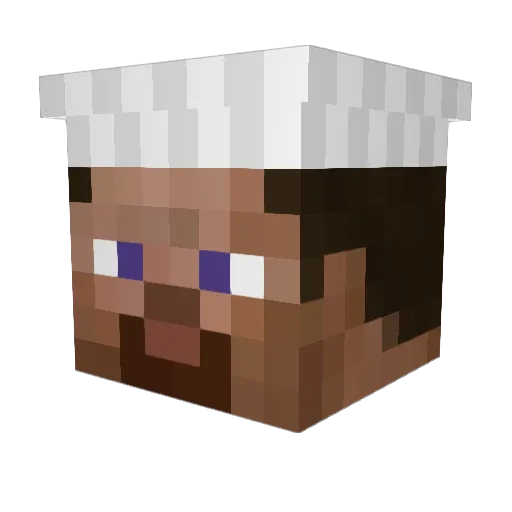 BoomManTheGod Minecraft avatar head, 3D render