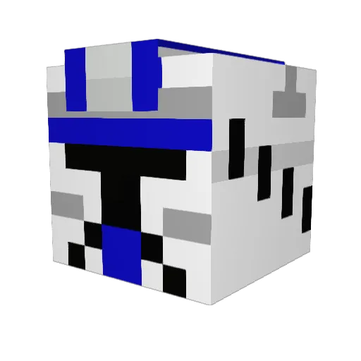 BoomRogers4 Minecraft avatar head, 3D render