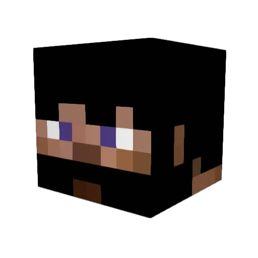 Boom_Cheese_ Minecraft avatar head, 3D render