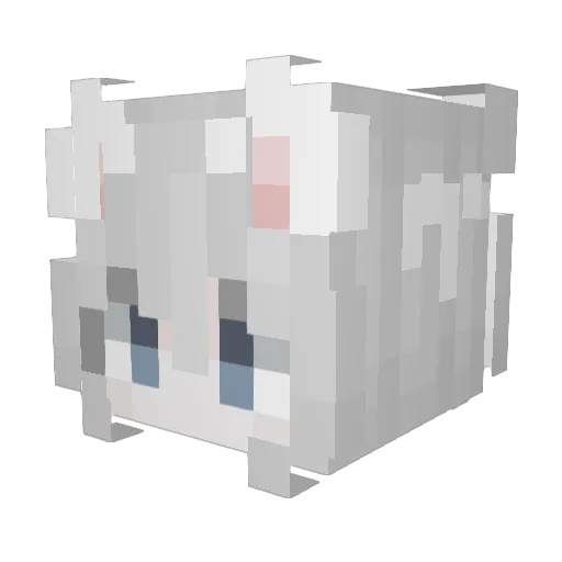 Boom_RJJ Minecraft avatar head, 3D render