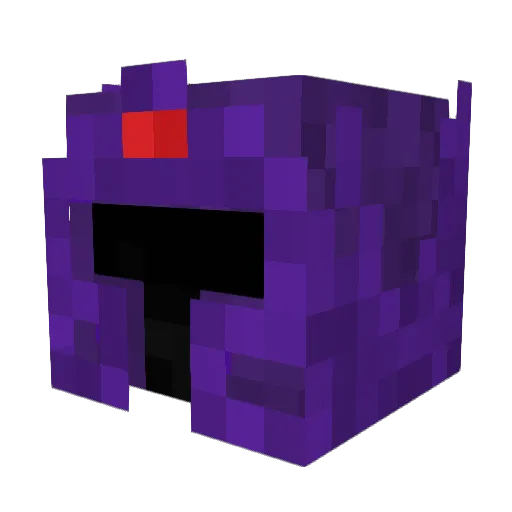 Boombaby24 Minecraft avatar head, 3D render