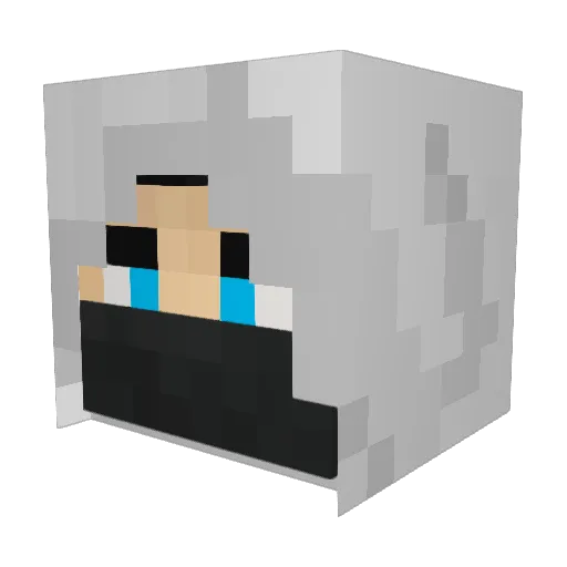 Boomboy122 Minecraft avatar head, 3D render