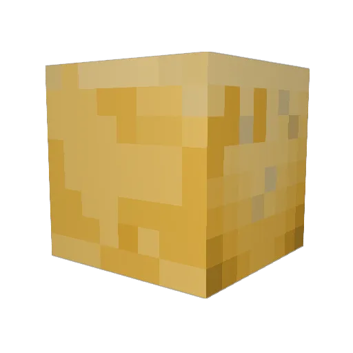 Boomertaters Minecraft avatar head, 3D render