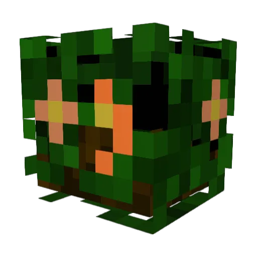 BoominBosh52 Minecraft avatar head, 3D render