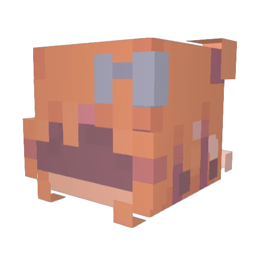 Boomjack59 Minecraft avatar head, 3D render