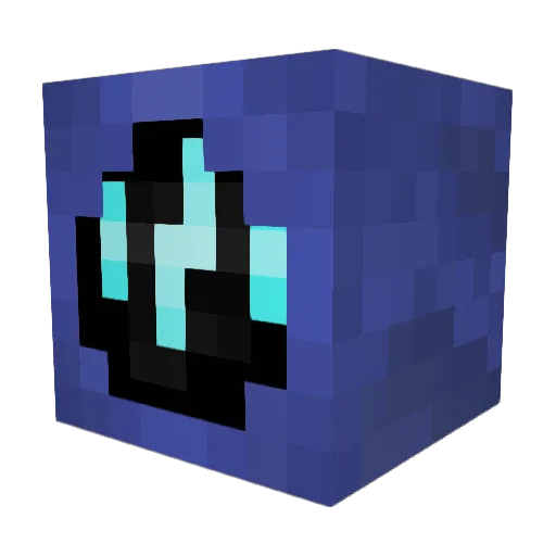 Boomoo92 Minecraft avatar head, 3D render