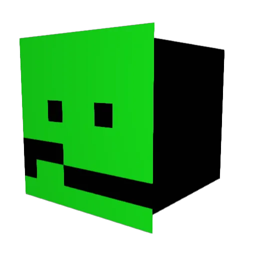 BoomyBarbecue Minecraft avatar head, 3D render