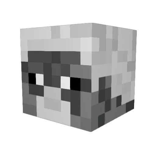 BoonBoonBoon Minecraft avatar head, 3D render