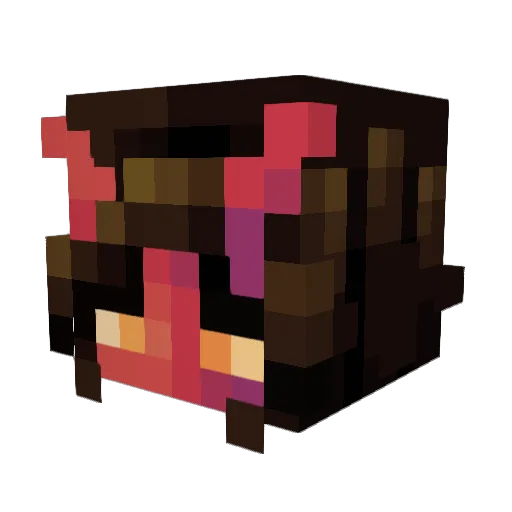Boonesy Minecraft avatar head, 3D render