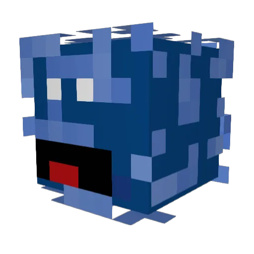 Boonkii_ Minecraft avatar head, 3D render