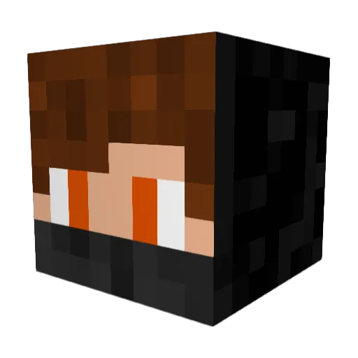 Boons_gaming Minecraft avatar head, 3D render