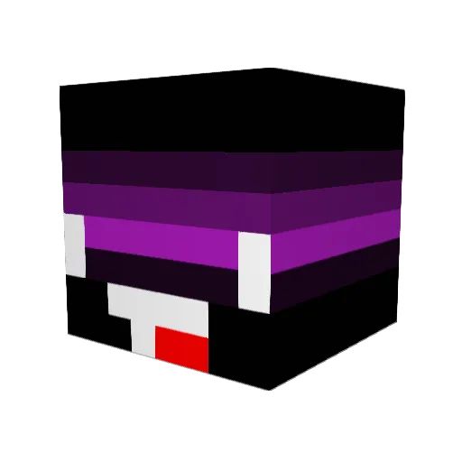Booo974 Minecraft avatar head, 3D render