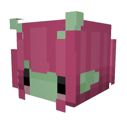Booog3r Minecraft avatar head, 3D render