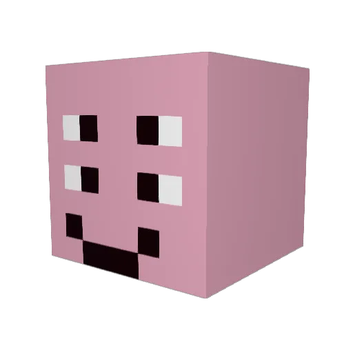 BooogerBoy Minecraft avatar head, 3D render