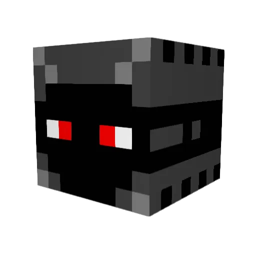 Boop10 Minecraft avatar head, 3D render