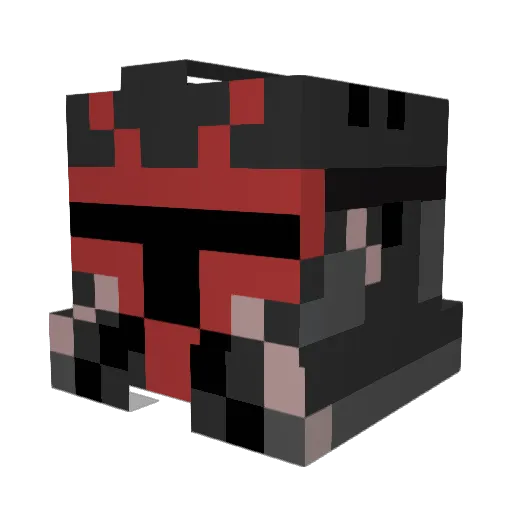Boop3011 Minecraft avatar head, 3D render