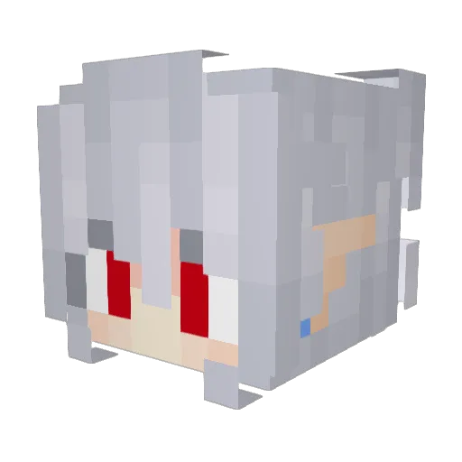 Boop77 Minecraft avatar head, 3D render