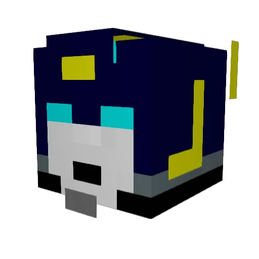Booper8000D Minecraft avatar head, 3D render