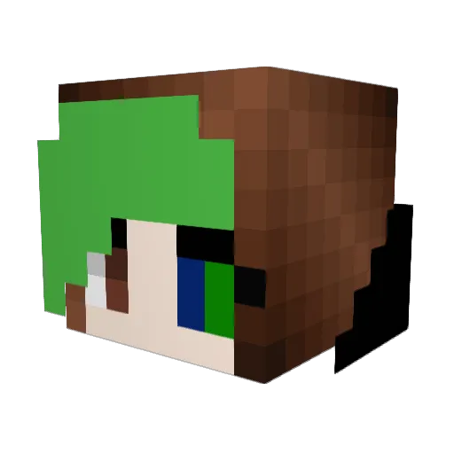 Booper__Dooper Minecraft avatar head, 3D render