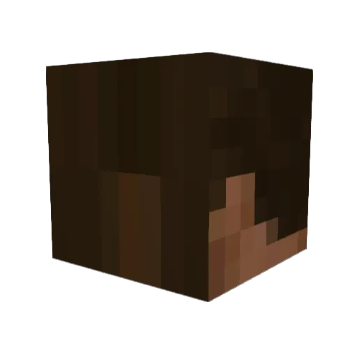 Boopid Minecraft avatar head, 3D render