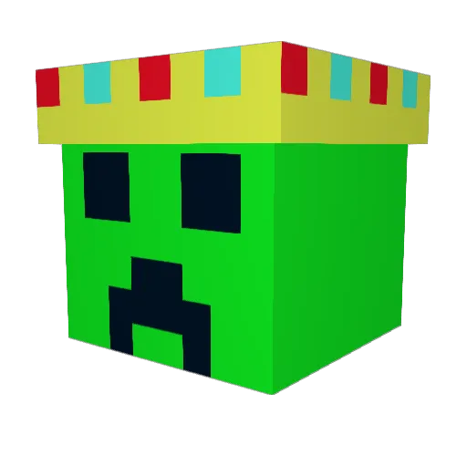 Booriman56 Minecraft avatar head, 3D render