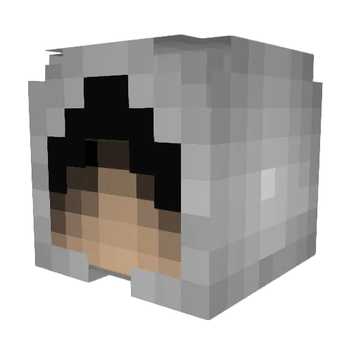 BoostnWRX Minecraft avatar head, 3D render