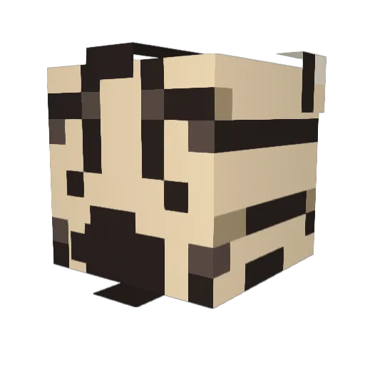 BootBoot2 Minecraft avatar head, 3D render