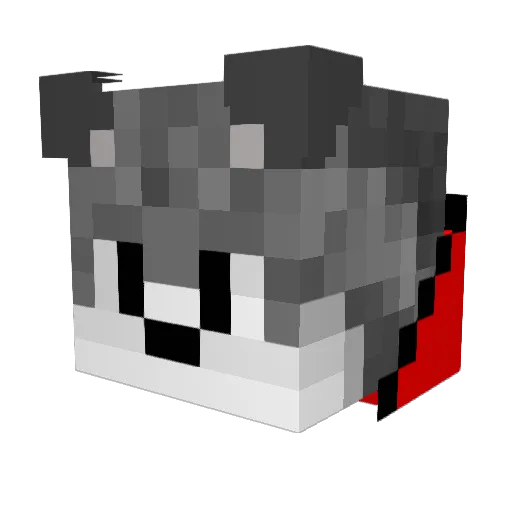 BootLegWilliams0 Minecraft avatar head, 3D render