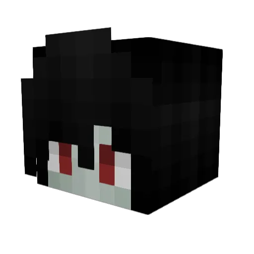 BootlegChase Minecraft avatar head, 3D render