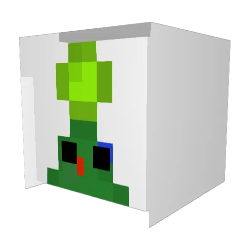 BootySlayer0 Minecraft avatar head, 3D render