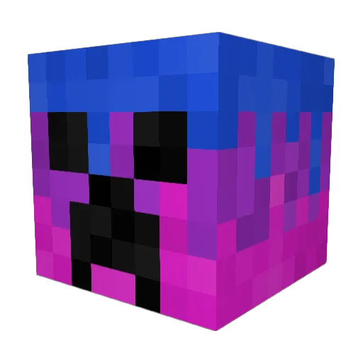 Booty_Clapper_ Minecraft avatar head, 3D render