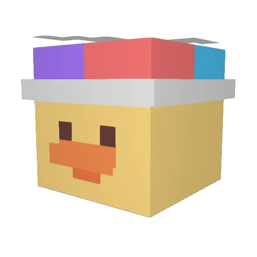Booty___Bandit Minecraft avatar head, 3D render