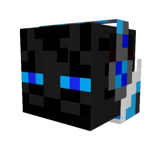 Bootybandiitt Minecraft avatar head, 3D render