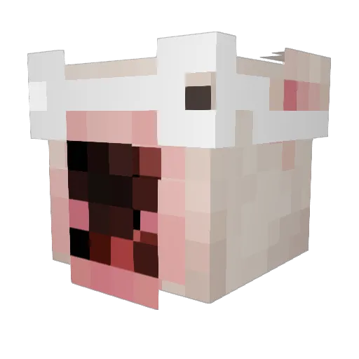Bootylord42 Minecraft avatar head, 3D render