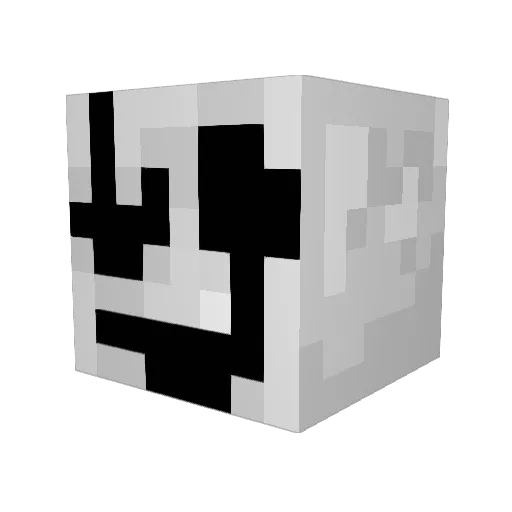 BopBoBay Minecraft avatar head, 3D render