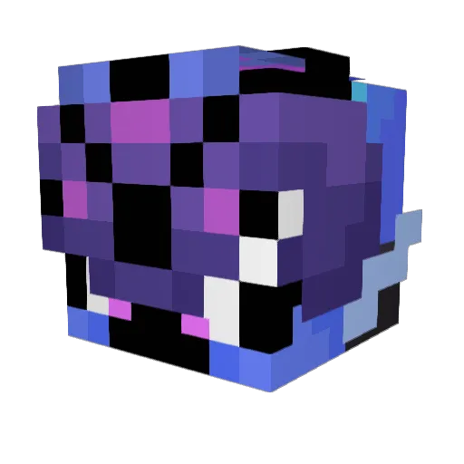BopenTheDragon Minecraft avatar head, 3D render