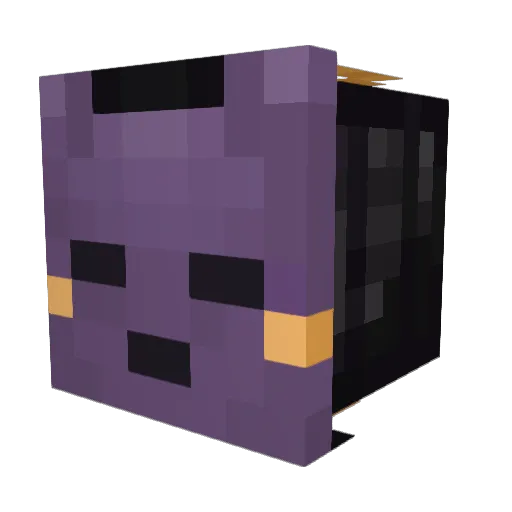 Bopenito Minecraft avatar head, 3D render